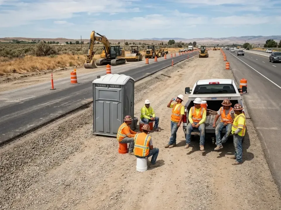 highway-road-construction-crew-007 — frequently asked questions, Porta Potty and Restroom Rentals in Kennewick, WA